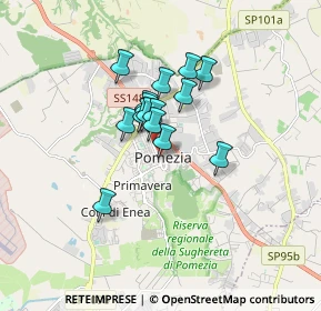 Mappa Via Silvio Pellico, 00040 Pomezia RM, Italia (1.19267)