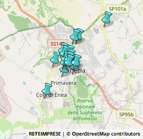 Mappa Via Silvio Pellico, 00040 Pomezia RM, Italia (0.91188)