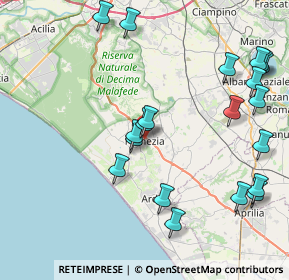 Mappa Via Silvio Pellico, 00040 Pomezia RM, Italia (10.1115)