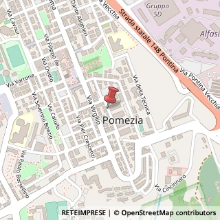 Mappa Via Silvio Pellico, 10, 00040 Pomezia, Roma (Lazio)
