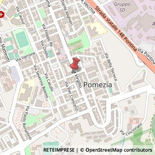 Mappa Via Palladio Rutilio, 13, 00040 Pomezia, Roma (Lazio)