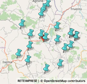 Mappa Via Vittorio Emanuele, 86094 Civitanova del Sannio IS, Italia (8.833)