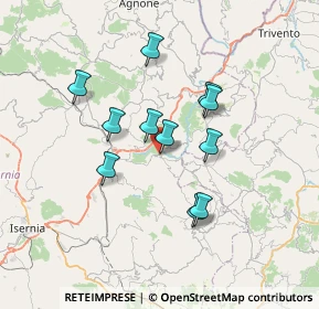 Mappa Via Vittorio Emanuele, 86094 Civitanova del Sannio IS, Italia (6.09727)