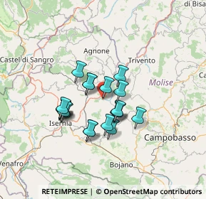 Mappa Via Vittorio Emanuele, 86094 Civitanova del Sannio IS, Italia (10.942)