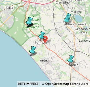 Mappa Via Perù, 00071 Pomezia RM, Italia (8.425)