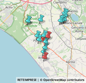 Mappa Via Perù, 00071 Pomezia RM, Italia (6.44813)