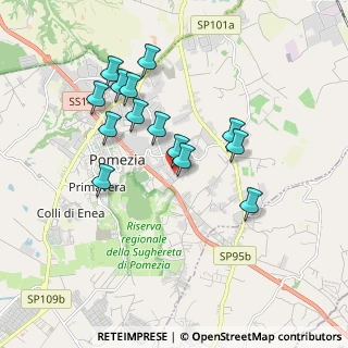 Mappa Via Perù, 00071 Pomezia RM, Italia (1.76857)