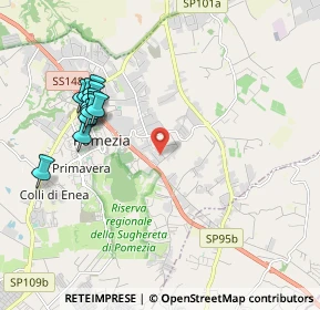 Mappa Via Perù, 00071 Pomezia RM, Italia (2.22364)