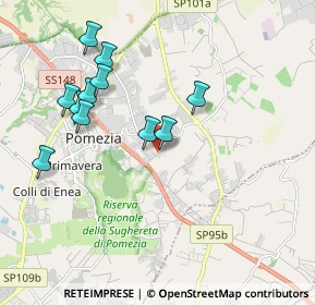 Mappa Via delle Tre Cannelle, 00071 Pomezia RM, Italia (2.00364)