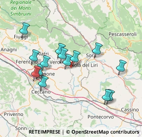 Mappa Via Madonna del Reggimento, 03025 Monte San Giovanni Campano FR, Italia (14.97786)