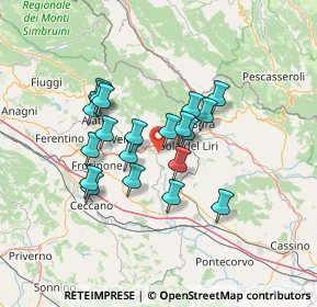 Mappa Via Madonna del Reggimento, 03025 Monte San Giovanni Campano FR, Italia (11.592)