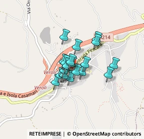 Mappa Viale Giglio, 03029 Veroli FR, Italia (0.258)