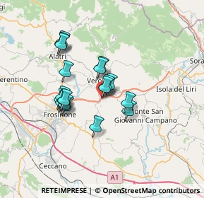 Mappa Viale Giglio, 03029 Veroli FR, Italia (5.82316)