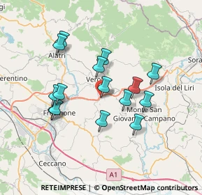 Mappa Contrada Giglio, 03029 Veroli FR, Italia (6.67733)