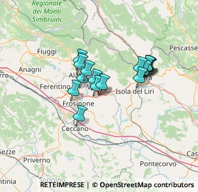 Mappa Viale Giglio, 03029 Veroli FR, Italia (10.58188)