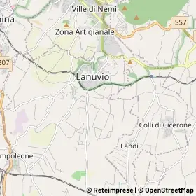 Mappa Lanuvio