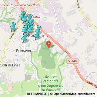 Mappa Pomezia, 00071 Pomezia RM, Italia (1.34083)