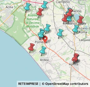 Mappa Pomezia, 00071 Area Produttiva RM, Italia (9.126)