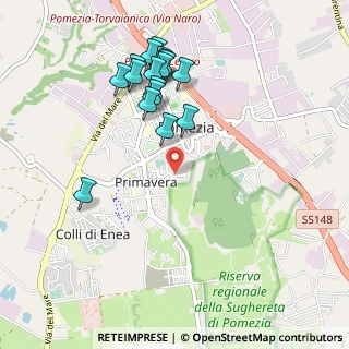Mappa Via Singen, 00071 Pomezia RM, Italia (1.07941)