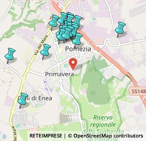 Mappa Via Singen, 00071 Pomezia RM, Italia (1.095)