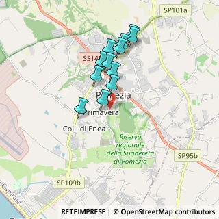 Mappa Via Singen, 00071 Pomezia RM, Italia (1.62538)