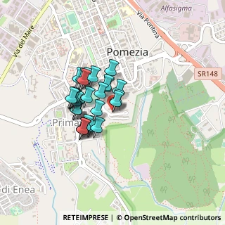 Mappa Via Singen, 00071 Pomezia RM, Italia (0.32069)