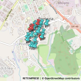 Mappa Via Singen, 00071 Pomezia RM, Italia (0.30889)