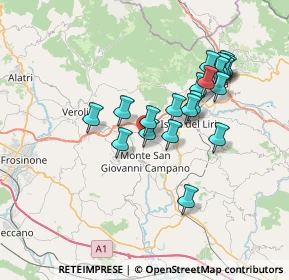 Mappa Via Malanome, 03025 Monte San Giovanni Campano FR, Italia (6.758)