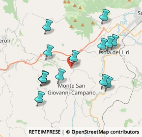 Mappa Via Malanome, 03025 Monte San Giovanni Campano FR, Italia (4.12786)