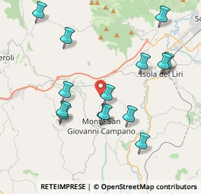 Mappa Via Malanome, 03025 Monte San Giovanni Campano FR, Italia (4.32)
