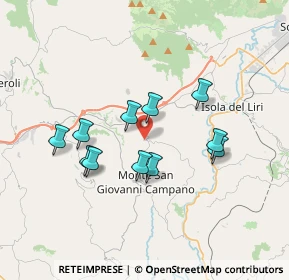 Mappa Via Malanome, 03025 Monte San Giovanni Campano FR, Italia (3.25909)