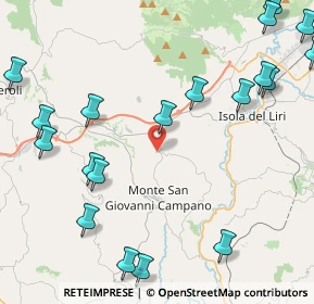 Mappa Via Malanome, 03025 Monte San Giovanni Campano FR, Italia (6.308)