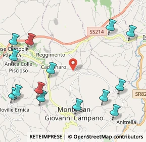 Mappa Via Malanome, 03025 Monte San Giovanni Campano FR, Italia (3.01429)