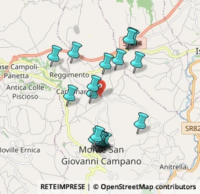 Mappa Via Malanome, 03025 Monte San Giovanni Campano FR, Italia (1.8655)