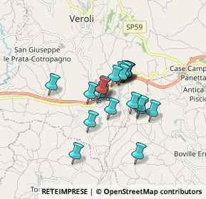 Mappa Via Colle Capito, 03029 Veroli FR, Italia (1.221)