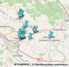 Mappa Via Colle Capito, 03029 Veroli FR, Italia (7.27267)
