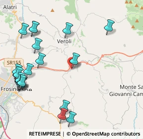 Mappa Via Colle Capito, 03029 Veroli FR, Italia (5.6515)