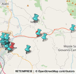 Mappa Via Colle Capito, 03029 Veroli FR, Italia (6.0945)