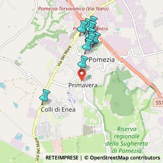 Mappa Via Alcide De Gasperi, 00071 Pomezia RM, Italia (1.03909)