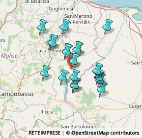 Mappa 86044 Colletorto CB, Italia (11.7265)