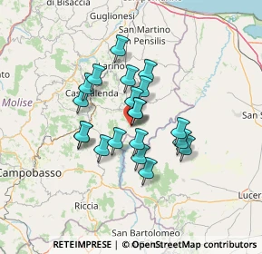 Mappa 86044 Colletorto CB, Italia (10.5285)