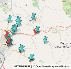 Mappa Contrada I Rotondi, 03029 Veroli FR, Italia (5.5495)