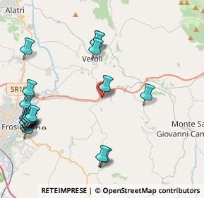 Mappa Contrada I Rotondi, 03029 Veroli FR, Italia (5.55579)
