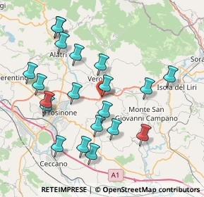 Mappa Contrada I Rotondi, 03029 Veroli FR, Italia (8.6055)