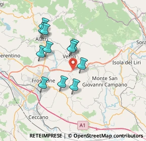 Mappa Contrada I Rotondi, 03029 Veroli FR, Italia (6.79727)