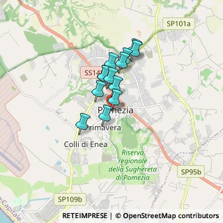 Mappa Via Pier Crescenzi, 00071 Pomezia RM, Italia (1.22769)