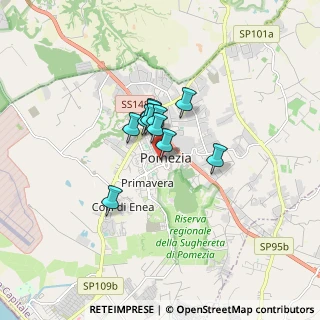 Mappa Via Pier Crescenzi, 00071 Pomezia RM, Italia (0.98545)