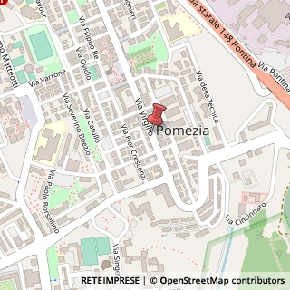 Mappa Via Virgilio,  22, 00040 Pomezia, Roma (Lazio)