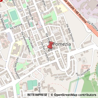 Mappa Via Confalonieri, 8, 00040 Pomezia, Roma (Lazio)