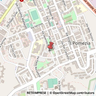 Mappa Via Boezio, 46, 00040 Pomezia, Roma (Lazio)